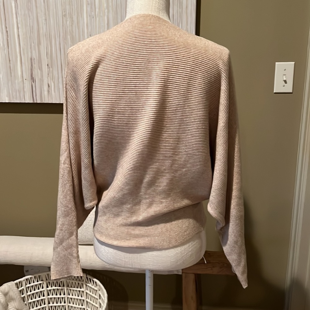 Camel Ribbed Sweater - Picture 2 of 3